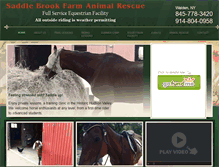 Tablet Screenshot of mysaddlebrookfarm.com